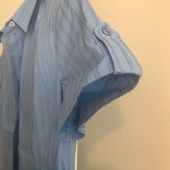 NEW YORK & COMPANY STRETCH    LIGHT BLUE  M - Picture 3 of 3